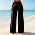 thumbnail image 5 of Resicozy Wide Leg Sweatpants Women Baggy Sweatpants Y2K Drawstring Elastic Waist Cotton Lounge Pants with Pockets Fall Fashion 2026 Black L, 5 of 5