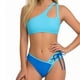 thumbnail image 2 of Conjunto de Trajes de Baño de Bikini de las Mujeres con Amarre de Hombro Dividido de Dos Piezas, Trajes de Baño de Playa de Verano para Vacaciones en la Piscina, 2 of 5