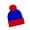 4, variant on Cozy Color-Contrast Knitted with Soft PomPoms, Stretchable All-Ages Winter Hat for Christmas & Family