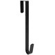 thumbnail image 5 of ZHAOCHENG Percha de corona de otoño para puerta de entrada, 15 pulgadas, gancho de metal largo para corona navideña otoñal, color negro, 5 of 5