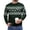 Fluorescent Green, variant on Men's St. Patrick's Day Shamrock Crew Neck Pullover Sweatshirt Casual Long Sleeve Top