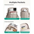 thumbnail image 4 of Bandolera BAGSMART Small para mujer con bloqueo RFID, 4 of 7