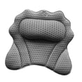 thumbnail image 4 of Almohada de baño Cojín de bañera Cómoda almohada de bañera con ventosa Relajante Gris, 4 of 9