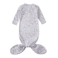 thumbnail image 2 of WIBACKER Knotted Newborn Sleeper for Baby Boy and Girl, Soft Stretchy Long Sleeve Infant Gowns with Mitten Cuffs Hospital Coming Home Outfit, 2 of 12