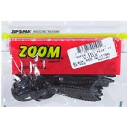 Maurice Sporting Goods 6 in. Zoom June Bug Color Super Salty U-Tail Style Plastic Worms - 20 Pack