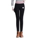 thumbnail image 1 of Pantalones deportivos negros para mujer, de moda, informales, con estampados, de cintura alta, para mantener el calor, largos, 1 of 6