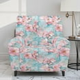 thumbnail image 2 of Kuiaobaty Marble Butterfly Print Reclining Slipcover Soft Recliner Chair Cover Easy Replacement Recliner Couch Cover Breathable Reclining Sofa Slipcover with Elastic Bottom for Pets, 2 of 8