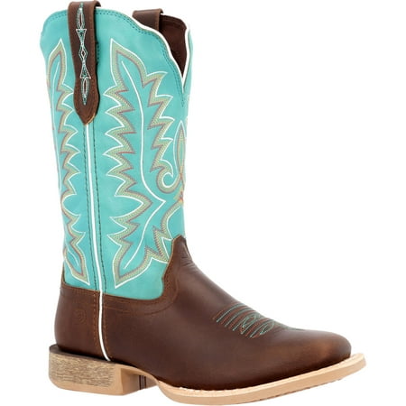

Durango® Lady Rebel Pro™ Women’s Bay Brown Artic Blue Western Boot Size 9(M)