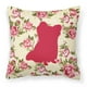 thumbnail image 1 of "Caroline's Treasures BB1115-RS-YW-PW1414 Almohada con rosas amarillas Shabby Chic de Chihuahua, 14" x 14 ", multicolor" Caroline's Treasures BB1115-RS-YW-PW1414, 1 of 1