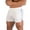 White, variant on TIHLMK Mens Swim Shorts Men's Quick-drying Running Three-quarter Pants Fitness Beach Sports Shorts