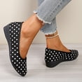 thumbnail image 5 of Domzle Women Ballet Flats Comfort Work Shoes Wide Width,omfort,Casual Shoes,Office,Light Weight,Low Heel,Summer Fall ,Slip On Black -BD56, 5 of 8