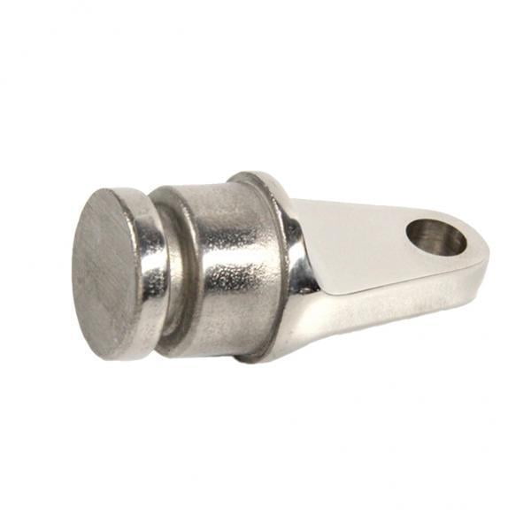 2x Bimini de material acero inoxidable 316 para embarcaciones, extremo interior del ojo, 22 mm, 7/8 " Sharpla Extremo de tubo de montaje de barco marino