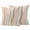 Pink Green Off-White, variant on 2 Pack Outdoor Waterproof Throw Pillow Covers,Light Green Pink Stripes Decorative Square Pillow Case Patio Pillowcases for Chair Couch Sofa 16x16in