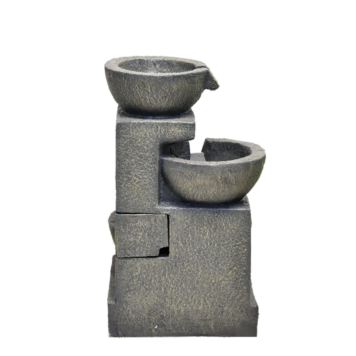 Hi-Line Gift 3-Bowl Fountain with 2 Warm White LED Lights, Cascading Design