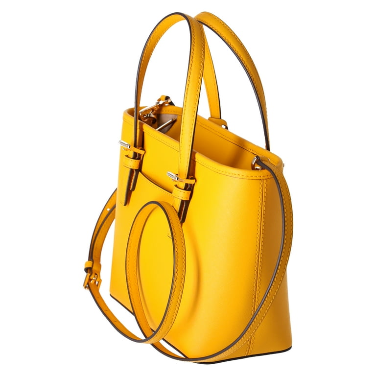 Michael Kors XS Extra Small Leather Carryall Tote Crossbody Bag Handbag Purse