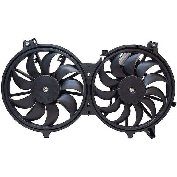 Radiator Fan Assembly - Compatible with 2008 - 2013 INFINITI G37 2009 2010 2011 2012