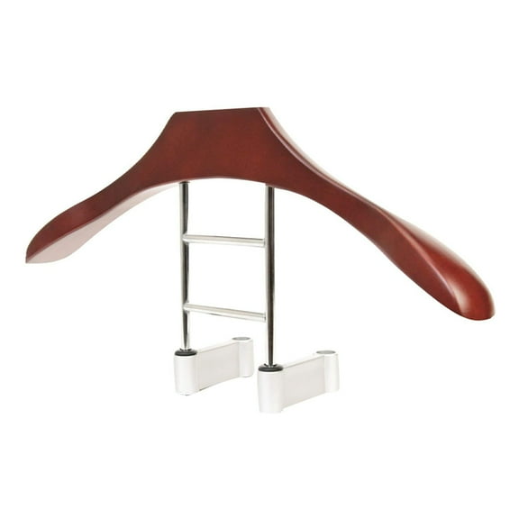 Maxsa 20022 Car Butler Detachable Headrest Coat Hanger, Solid Wood and Metal