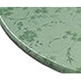 thumbnail image 3 of Miles Kimball Floral Swirl Vinyl Elasticized Table Cover, 45 - 56 Inch Dia Round, Green, 3 of 4