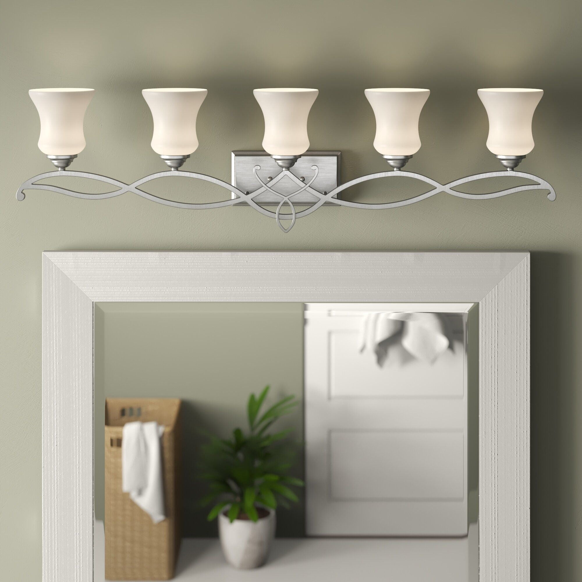 Hinkley Lighting - Five Light Bath - Brooke - 5 Light Bath Vanity in Traditional