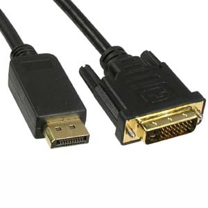 HYFAI Câble DisplayPort 6 Pieds vers DVI M/M