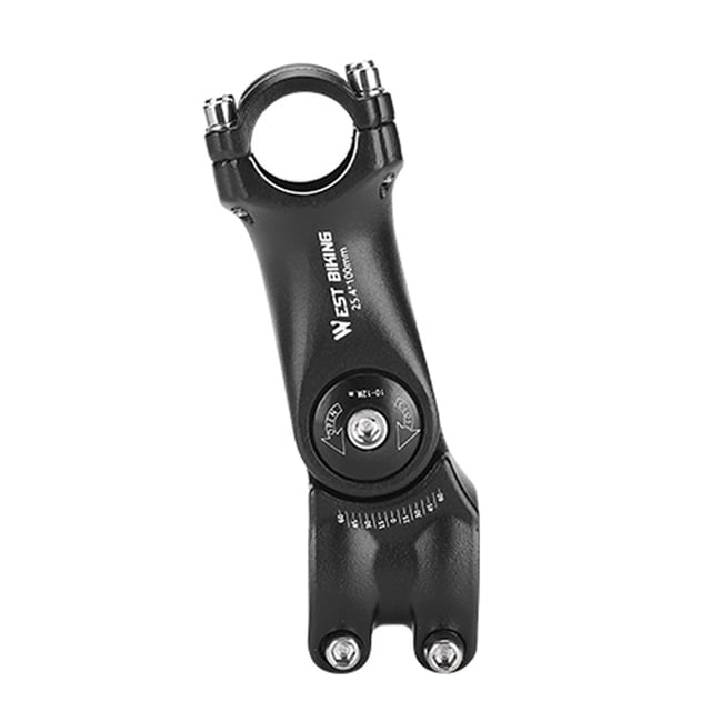 Adjustable Handlebar Stem Variable 60 Degree Angle Aluminum Alloy Bike Handlebar Riser Road Bike Front Fork Stem Adapter
