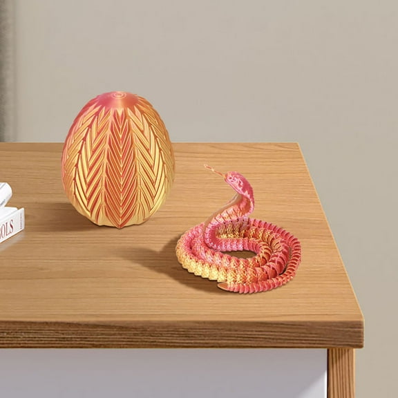 23 Inch Articulated 3D Printed Animal Figurine Poseable Collectible Decor