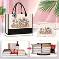 thumbnail image 4 of Canvas Tote Bag Makeup Bag for Women - Personalized Teacher Appreciation Gifts, 4 of 7