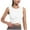 White, variant on ZQUUVOU Tank Top For Women Sleeveless Round-Neck Comfy Solid Color Casual Tops (Brown,S)