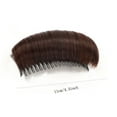thumbnail image 2 of Hair Pad, Hair Bun Clip, Natural Hair Bump Clip for Volume, Easy to Use DIY Hair Styling Accessory, Lightweight Comfortable Breathable Hair Puff for Curly Hair and Ponytail, 2 of 5