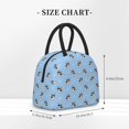 thumbnail image 2 of Disketp French Bulldog Puppy Bolsa Térmica para Almuerzo, Lonchera con Abertura Amplia y Gran Capacidad, Organizador Reutilizable para Mujeres, Hombres y Adultos, 2 of 6