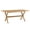 E-Wood, variant on 63 in Rectangular Dining Table, Natural Wood MDF Top with Iron Legs for Dining Room