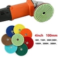 thumbnail image 4 of Lefu 1PC 4 Inch 100mm Wet Diamond Polishing Pads Tool For Granite Marble Concrete, 4 of 8
