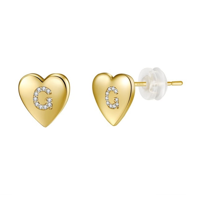 Fiudx Pendientes de Aleación 25 Letras, Tendencias de Moda, Accesorios de Damas