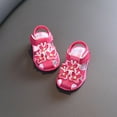 thumbnail image 4 of AUNVITO Kids Shoes Baby Sandals For Summer Girls Called Shoes With Slip Soft Soles For Toddlers Princess Toe Shoes For Toddlers, 4 of 5