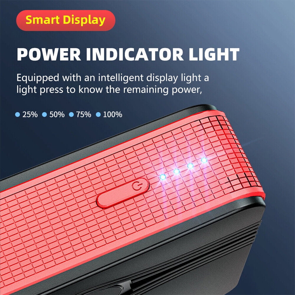 20000mAh 12V Car Jump Starter Portable USB Power Bank Battery Booster Clamp 300A