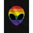 thumbnail image 2 of Men's Hoodie - LGBTQ Pride Edition - 'Love is Love' Rainbow Design - Soft & Comfortable Sweatshirt - Perfect for Pride Parades, 2 of 3