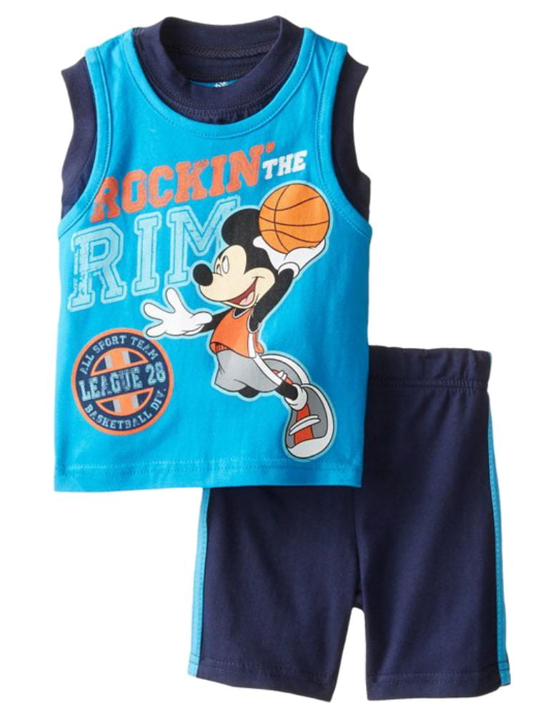 Disney Infant Boys 2P Mickey Mouse 