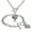 Silver, variant on Stainless Steel I Love You to the Moon & Back Heart Charm Toggle Bracelet & Necklace