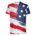 thumbnail image 5 of Herrnalise Nueva camiseta casual de moda para hombre, camiseta deportiva con estampado, blusas y cuello redondo de manga corta, 5 of 5