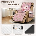 thumbnail image 3 of TSOVTHRID Axolotl Christmas Tree Pink Print Recliner Slipcover Lazy Boy Recliner Chair Cover Non-Slip Recliner Couch Covers Reclining Covers with Pocket Furniture Protector for Home Christmas Decor, 3 of 7