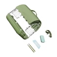 thumbnail image 3 of Transemion Transparent Parrot Bird Cage For Small Cockatiels Lightweight Keeping Birds Safe While Enjoying Surroundings Mini Macaws PU Leather Green 275x220x242mm, 3 of 6