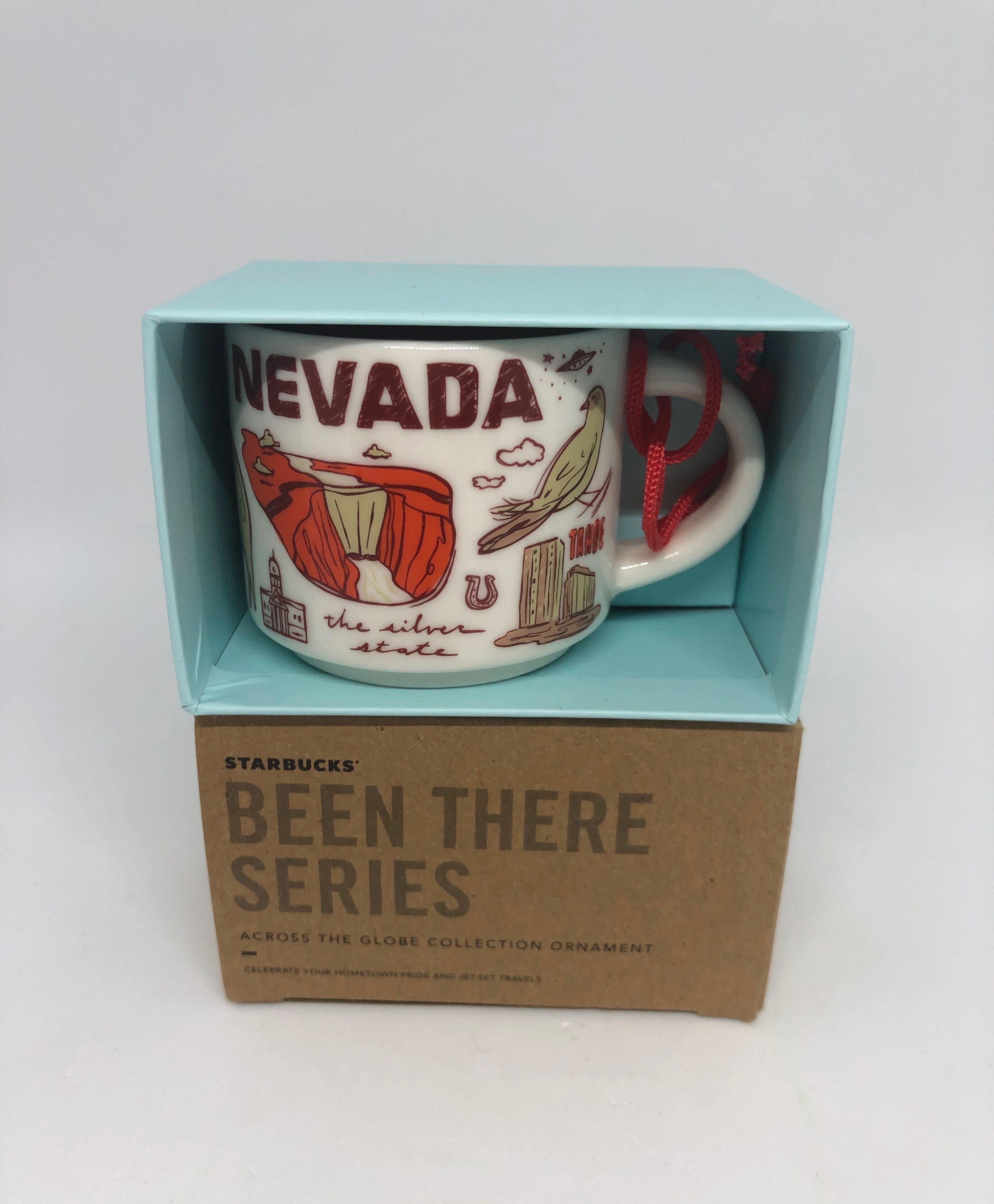 Starbucks Coffee Been There Nevada Ceramic Ornament Espresso Mug New