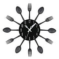 thumbnail image 1 of 3D DIY Reloj de pared Diseño creativo Es Superficie Decoración para el hogar Etiqueta de pared Relojes Negro Zulema reloj de pared creativo, 1 of 8