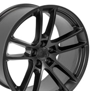 Single(1) OE Wheels DG23 20x10 Satin Black Rim 5x115 18ET