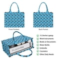thumbnail image 2 of Large Capacity Tote Bag,Blue Dachshunds Dog Handbag Fashion Luxury Tote Bag,15.7"x13"x 5.1" Inches,Laptop Compatible, 2 of 6
