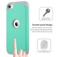 thumbnail image 3 of ULAK iPod Case for 7th 6th 5th generation, iPod Touch 7 6 5 Case Heavy Duty Knox Armor Cover for Apple iPod Touch 5th/6th/7th Gen, Green, 3 of 6