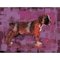 thumbnail image 2 of Wiley, Marta 18x15 Black Ornate Wood Framed with Double Matting Museum Art Print Titled - Pink Pup, 2 of 4