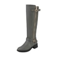 thumbnail image 1 of Botas Altas Hasta la Rodilla para Mujer DREAM PAIRS con Pantorrilla Ancha Gris 43 cm, 1 of 6