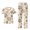 Brown Paw Print, variant on Yspwyqan Rainbow Paw Print Scrubs for Women Set, 2 Piece V-Neck Short Sleeve Scrub Top & Straight Leg Pants, Stretchy Breathable Uniforms with 6 Pockets for Medical Nurse, Size S