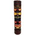 thumbnail image 2 of Hand Carved Two Face Tiki Totem Pole Statue 28" Tall, 2 of 2